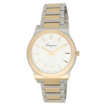 Ferragamo 38mm Gancini Two Tone Bracelet Watch