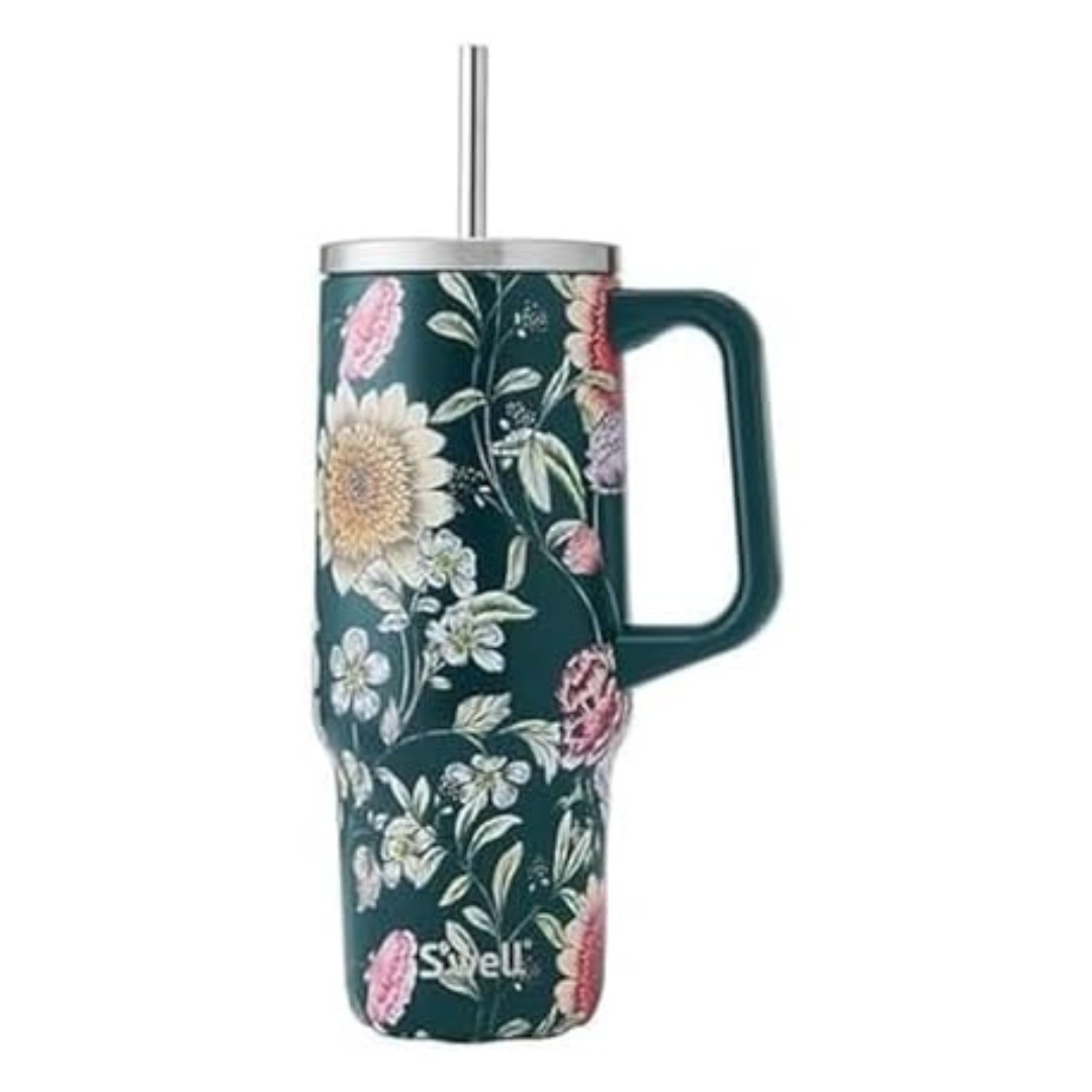 30oz S'well Recycled Stainless Steel Tumbler XL With Straw And Handle