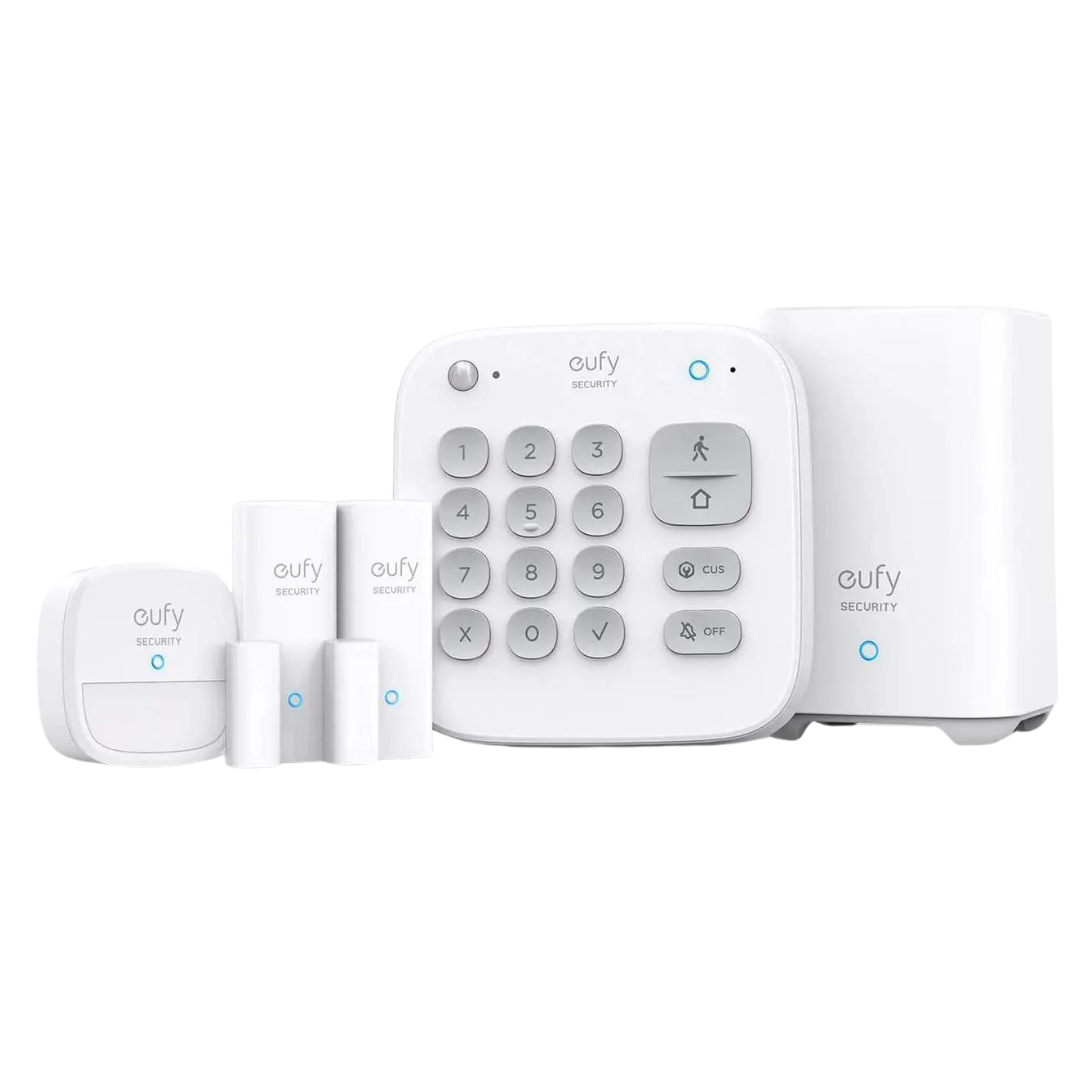 5-Piece Eufy Security Home Alarm Kit With HomeBase-Connected Devices