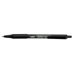 12-Count BIC Soft Feel Retractable Ballpoint Pens (Black)