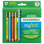 12-Pack Ticonderoga My First Short Triangular Wood Cased Pencils