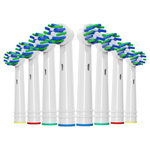 8 Pack Electric Toothbrush Heads With Medium Bristles (Various)