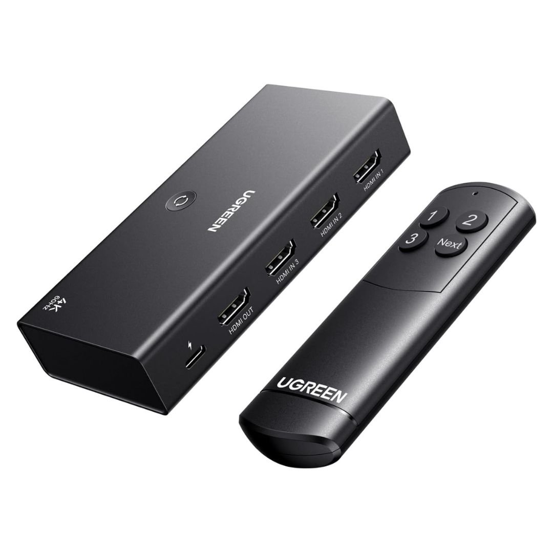 UGREEN 3 In 1 Out 4K 60Hz HDMI Splitter