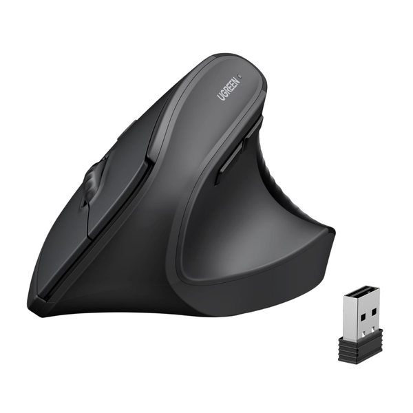 Dual-Mode Ergonomic Bluetooth Vertical Mouse (BT 5.4 & USB 2.4G)