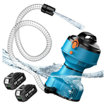 SEESII Cordless Floating Water Transfer Pump W/ 2-Pk 4000mAh Batteries & Charger