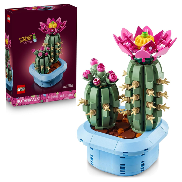 482-Piece LEGO Botanicals Flowering Cactus Building Toy (11509)