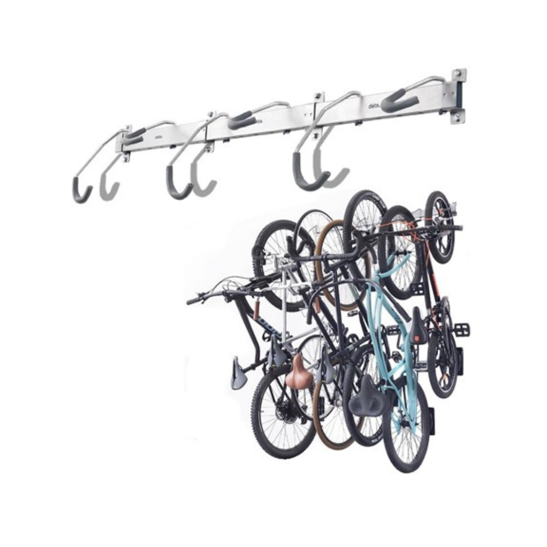 Delta Cycle & Home Rail Rack 6-Bike Vertical Bike Hook