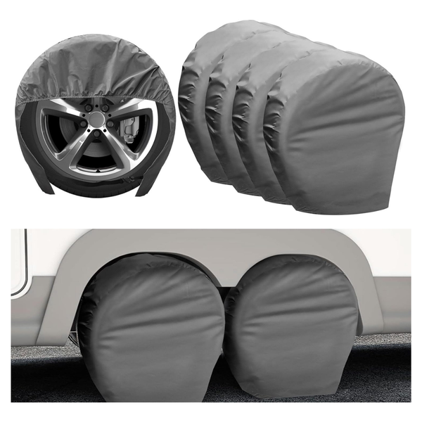 4-Pack Joroamp RV Trailer Wheel Camper Tire Covers