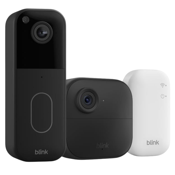 Blink Video Doorbell + Outdoor 4 Wireless Smart Security Camera W/Sync Module