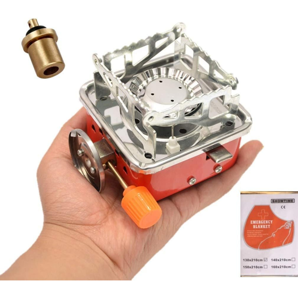 Lightweight Mini Camping Stove with Piezo Ignition