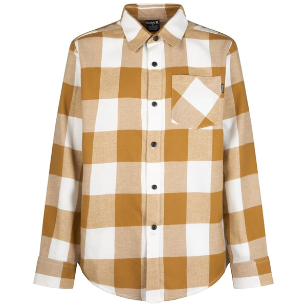 Hurley Boys Long Sleeve Flannel Shirt