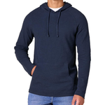 Amazon Essentials Men's Thermal Slub Pullover Hoodie