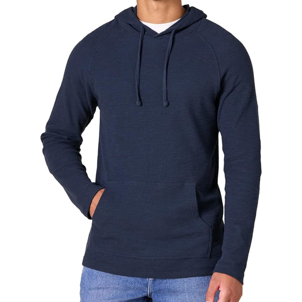 Amazon Essentials Men's Thermal Slub Pullover Hoodie