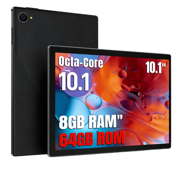 Aeezo C10BK 10.1" 64GB Wi-Fi Android Tablet (Black)