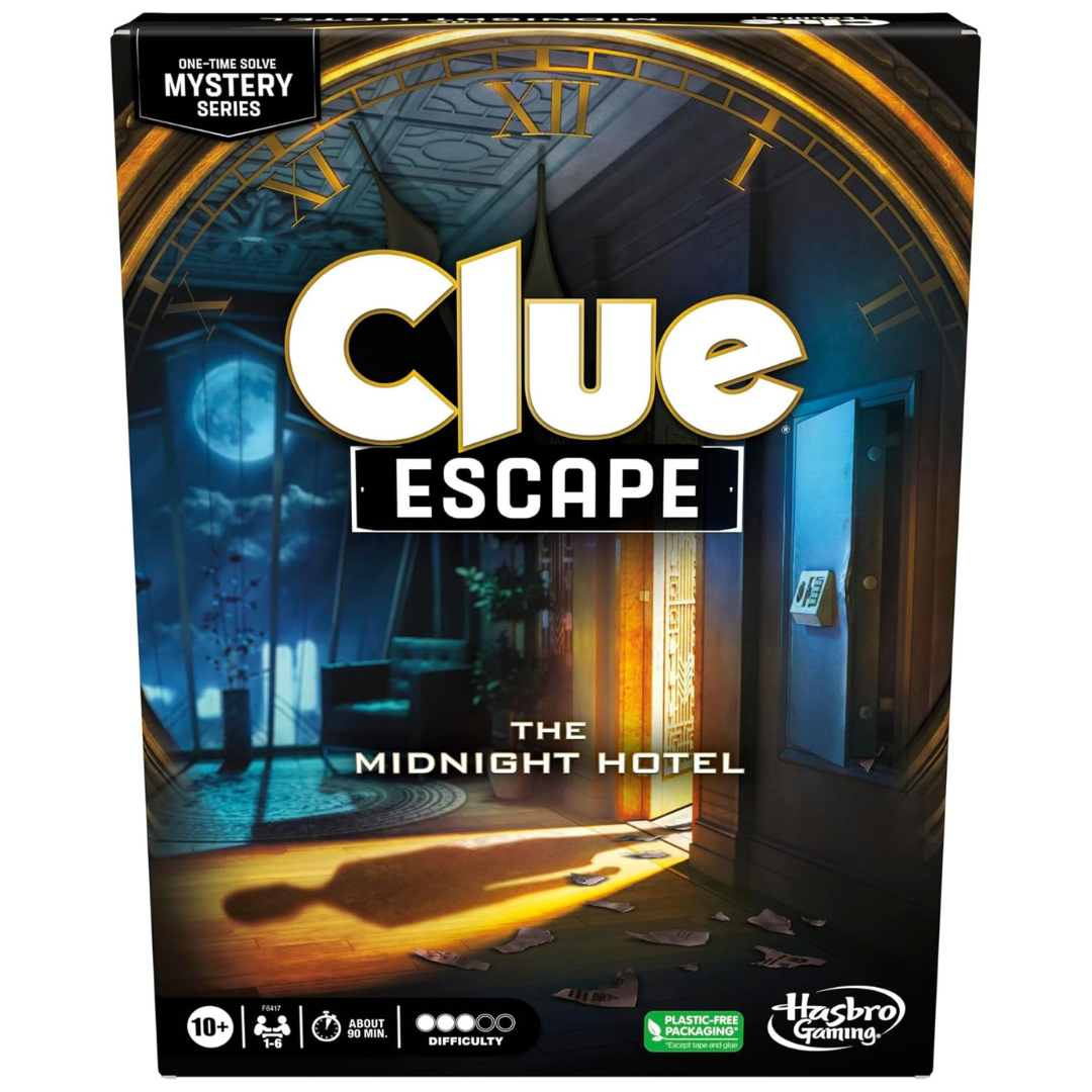 Clue Escape: The Midnight Hotel Board Game, Clue Escape Room Game