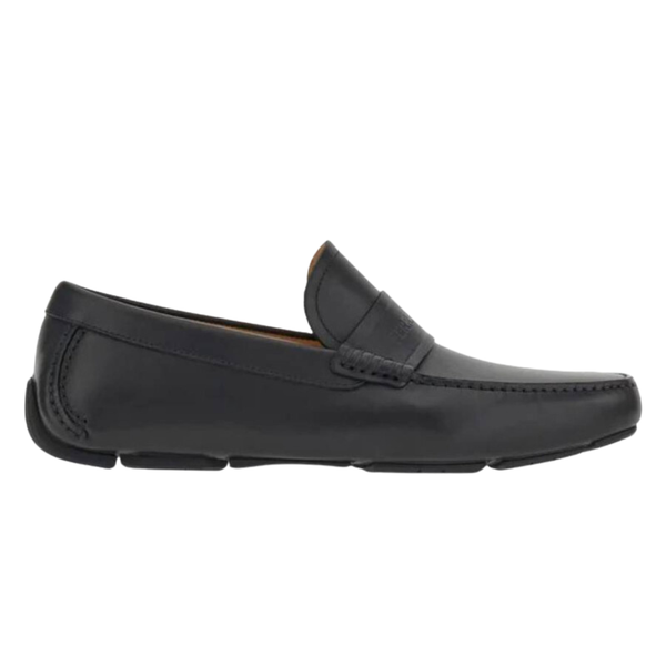 Ferragamo Men’s Black Felix Driver Loafers