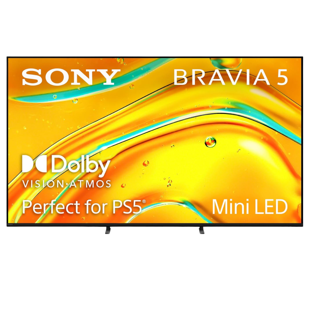 Sony BRAVIA 5 65 Inch TV, Mini LED, 4K Smart Google TV