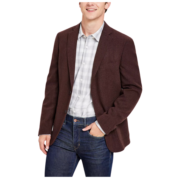 Calvin Klein Men's Slim-Fit Wool Textured Sport Coat
