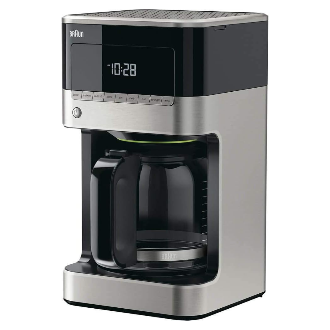 Braun BrewSense 12-Cup Programmable Drip Coffee Maker (Black/Stainless)