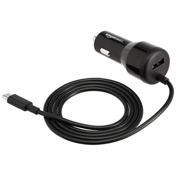 30W USB Car Charger With 1 USB-C (18W) Cable