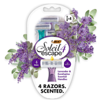 4-Pack BIC Soleil Escape Women's 4-Blade Disposable Razors