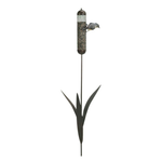 Woodlink 36" Freestanding Cattail Bird Feeder With Metal Mesh Cage