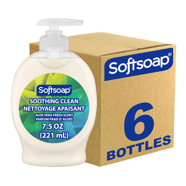 6-Pack 7.5-Oz Softsoap Moisturizing Aloe Vera Liquid Hand Soap
