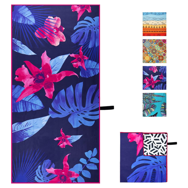 71" X 32" Oversized Microfiber Beach Quick Dry Camping & Swimming Towel