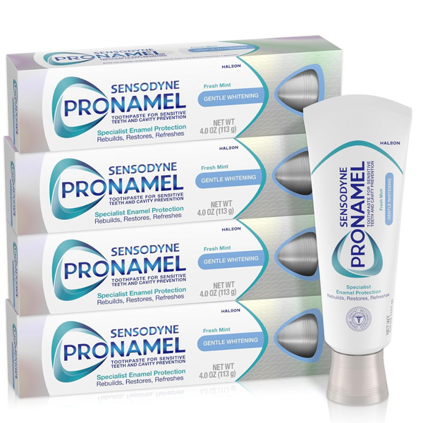 4-Pack 4-Oz Sensodyne Pronamel Gentle Teeth Whitening Toothpaste