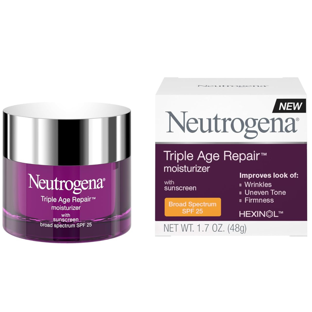 1.7-Oz Neutrogena Triple Age Repair Face Moisturizer W/ SPF 25