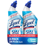 2-Pack 24oz Lysol Toilet Bowl Cleaner With Hydrogen Peroxide
