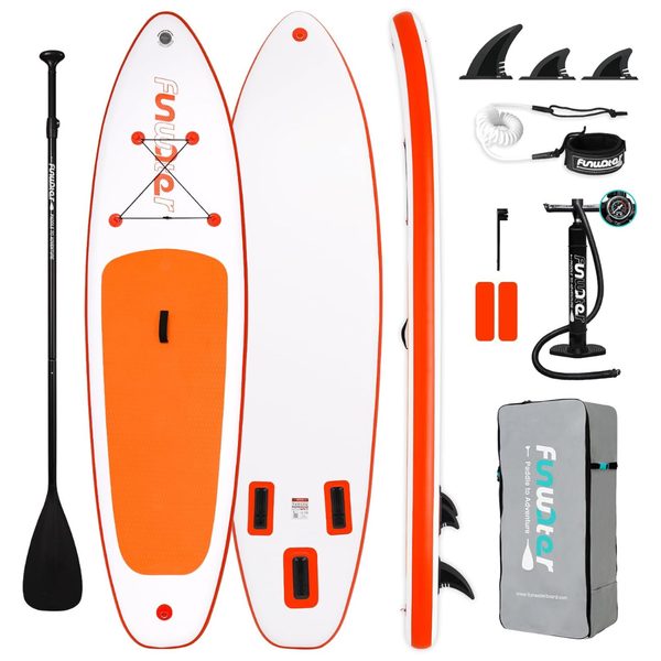 FunWater 10' 6" Inflatable Stand Up Paddle Board W/ Accessories