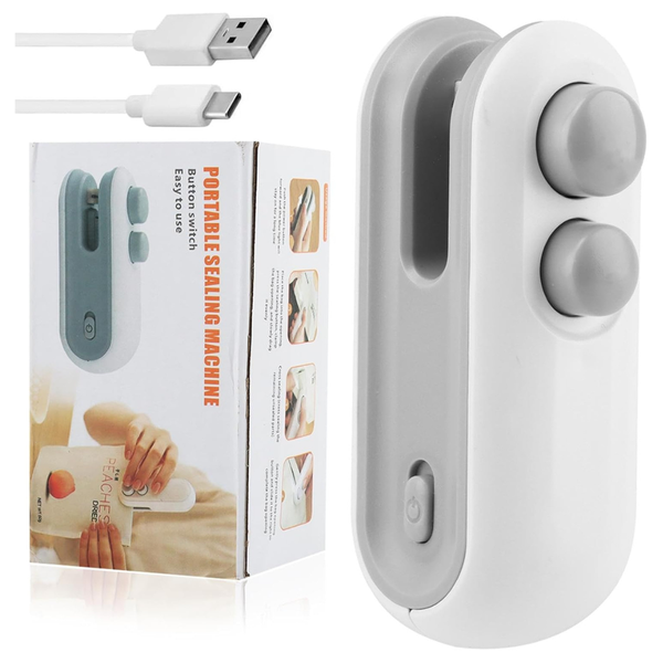 Ranjaner 2 In 1 Mini Bag Sealer And Cutter