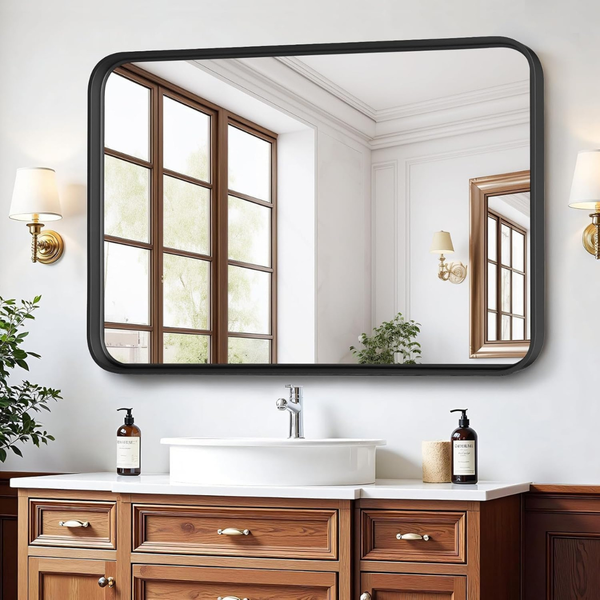 Atilioo 30" X 22" Rectangle Bathroom Mirror