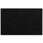 32" X 20" Accumtek Striped Black Bathroom Rug Mat