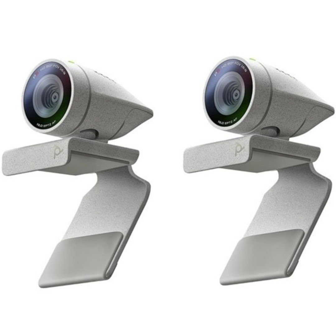 2-Pack Plantronics Poly Studio P5 Professional 1080p HD Webcam