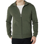 Amazon Essentials Men's Mock Neck Fleece Zip Up Sweatshirt (2 Colors)
