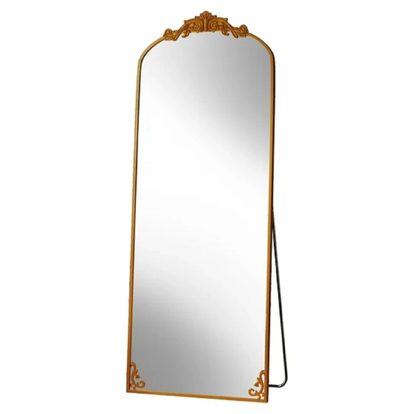 Beautypeak 72"x 24" Full Length Wall-Mounted Mirror (Gold)