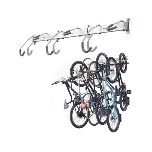 Delta Cycle & Home Rail Rack 6-Bike Vertical Bike Hook