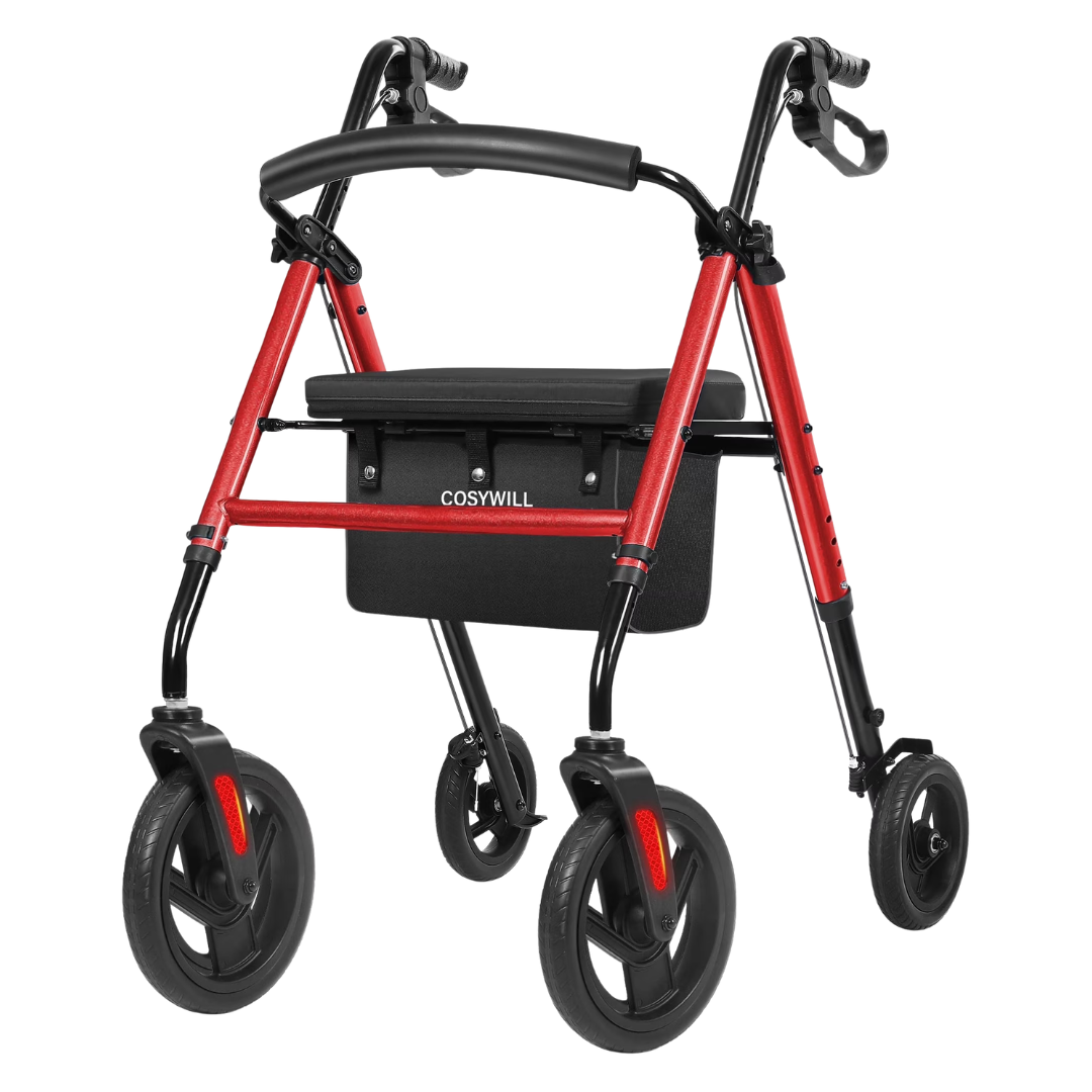 Cosywill Foldable Rollator Walker With Seat