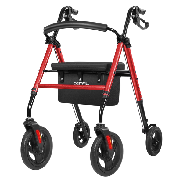 Cosywill Foldable Rollator Walker With Seat