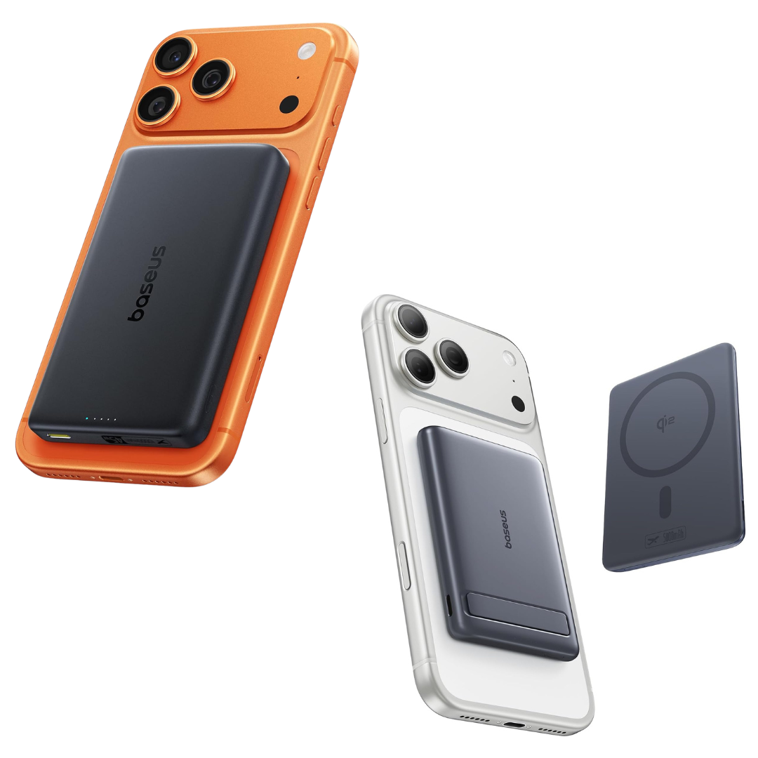 Baseus Picogo 10,000mAh Qi2.2 25W + Baseus Ultra Slim 5,000mAh Qi2 15W MagSafe Power Bank