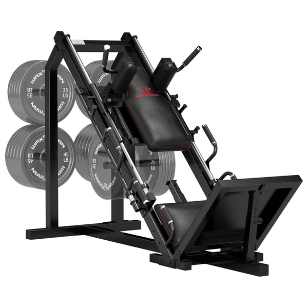 Waxman Leg Press Hack Squat Machine Combo (2200Lb Weight Capacity)
