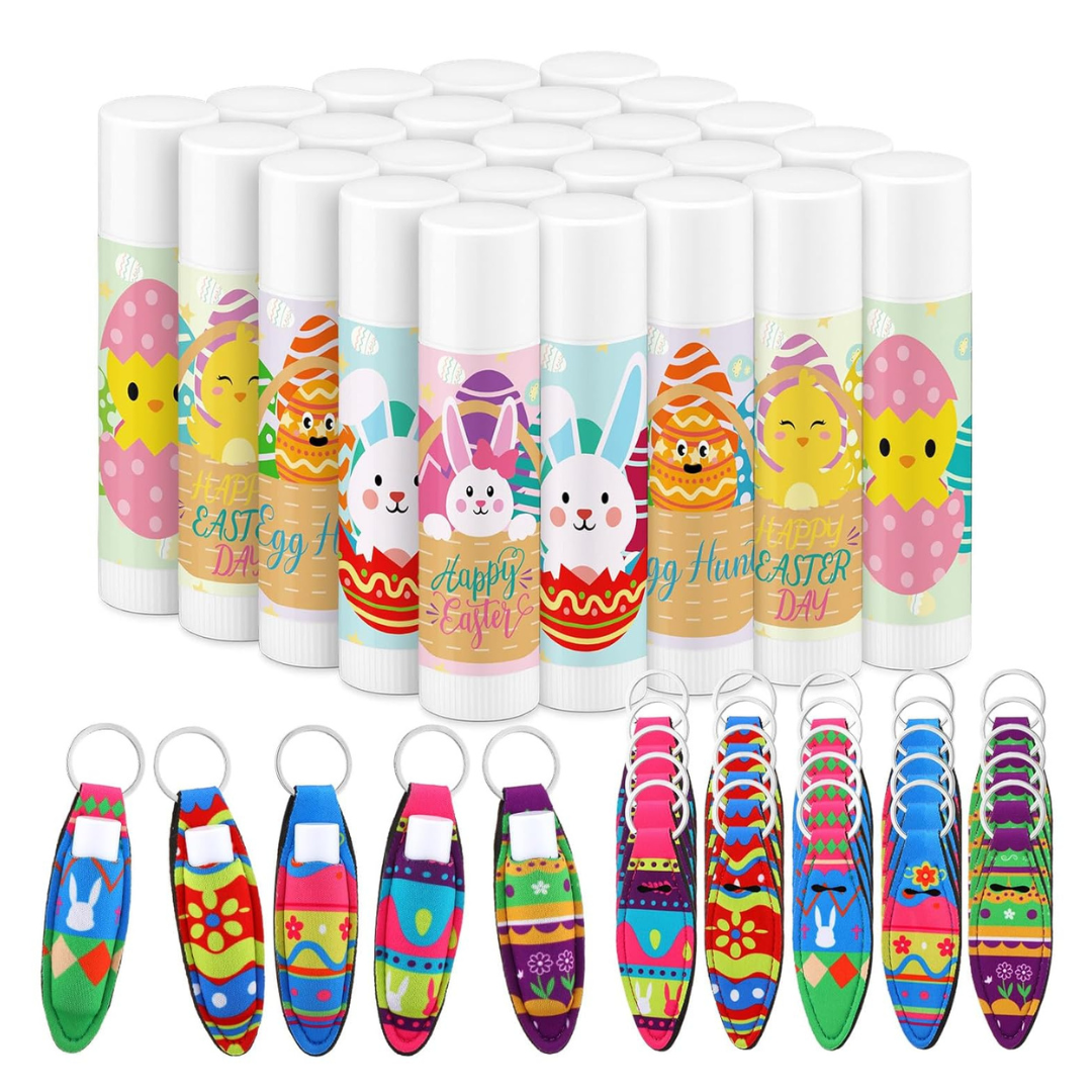 25 Set Lip Balm And Lipstick Holder - Vintage Colors