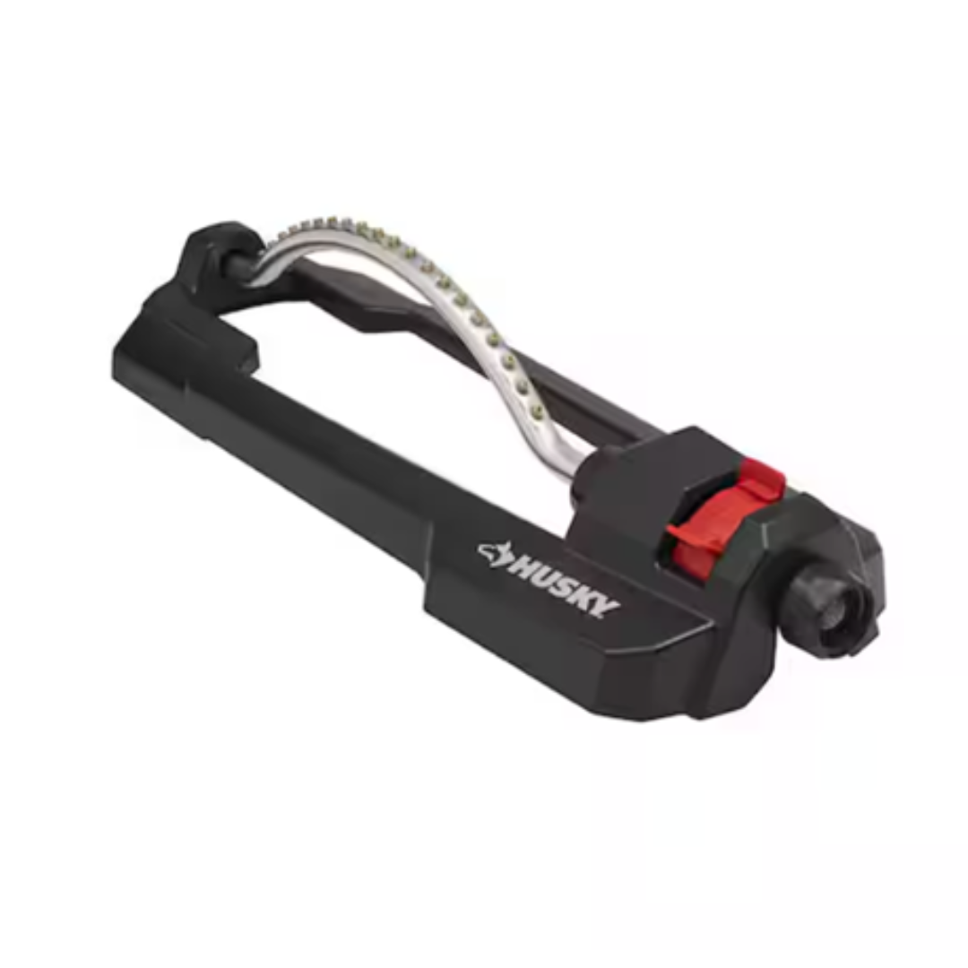 Husky 4000 Sq. Ft. Poly Base Oscillating Sprinkler