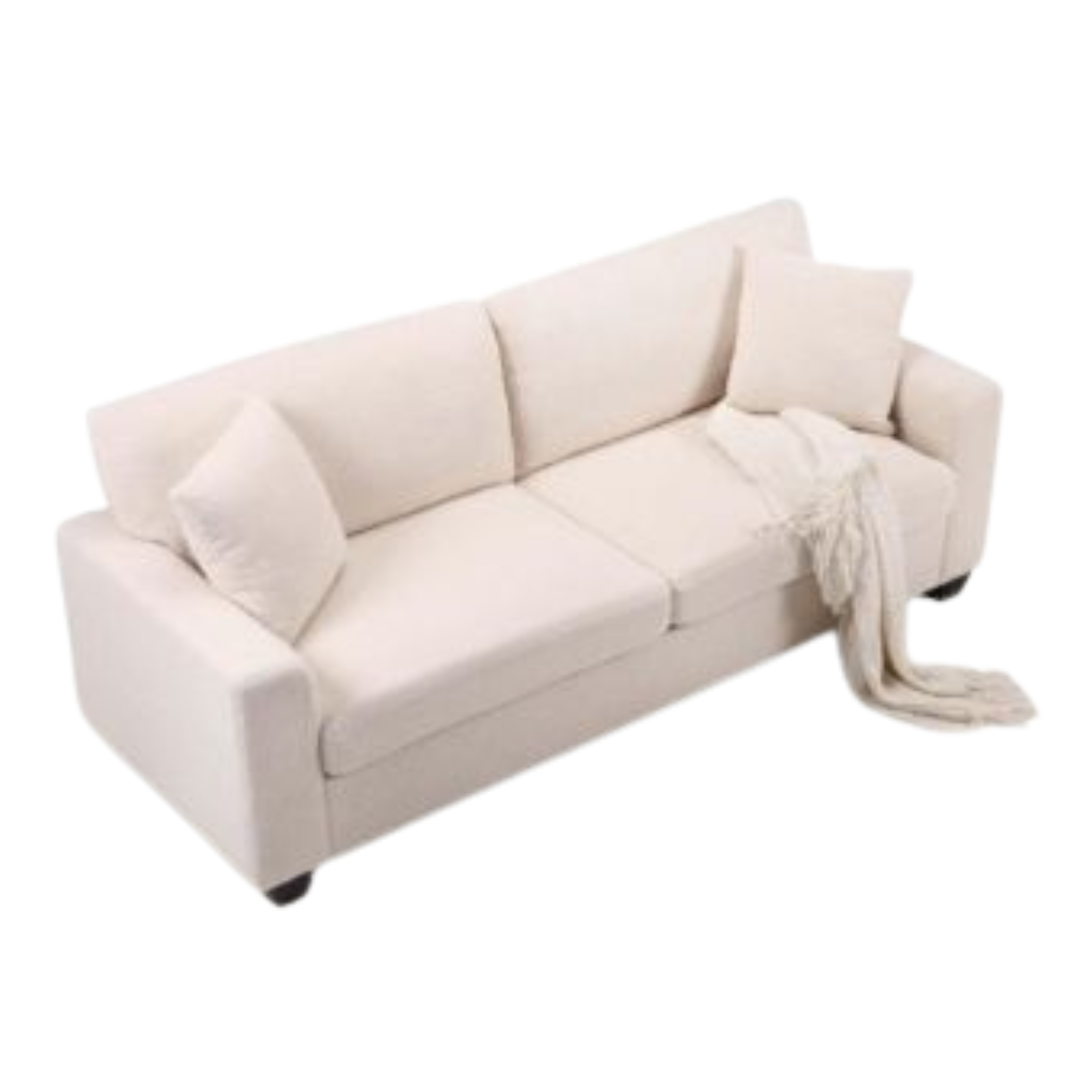 Gaomon 83" Wide Armrest Comfy Sofa Couch With Thick Cushion