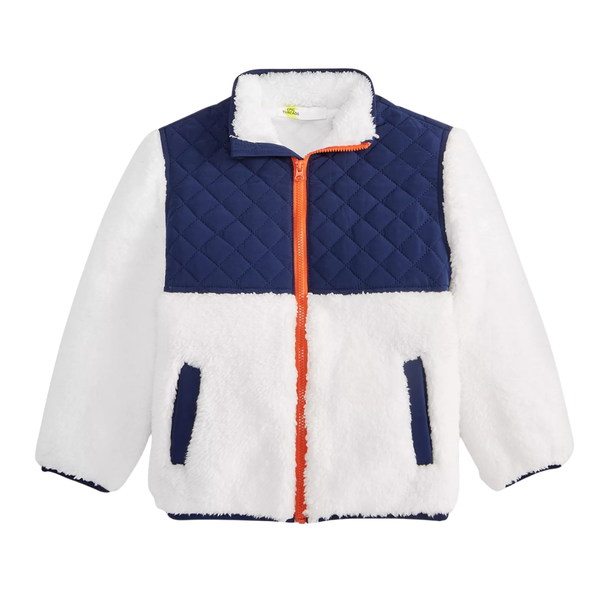 Epic Threads Boys' Toddler Faux-Sherpa Long-Sleeve Jacket