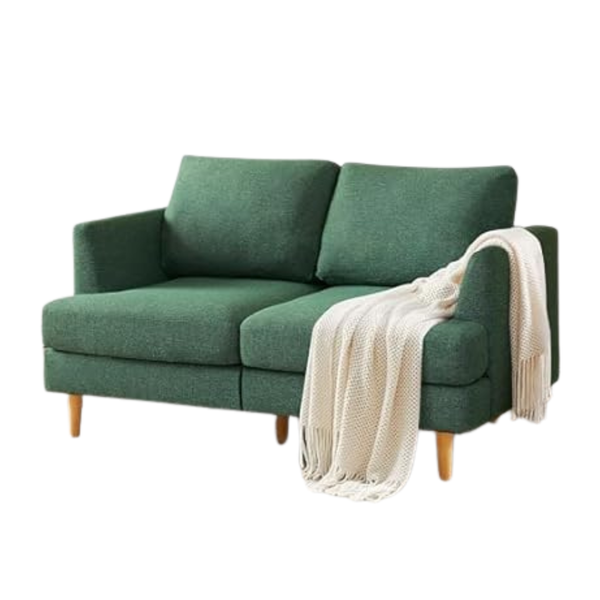 BFD 56" Extra Deep 2-Seat Mid Century Modern Loveseat Couch