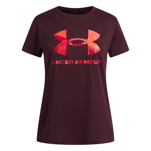 Under Armour Velocity Big Logo Girls' Short Sleeve T-Shirt (2 Colors)