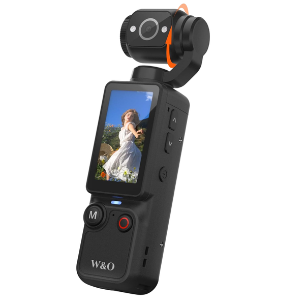 Vlogging Camera With 180deg. Rotating Lens & 32GB Card